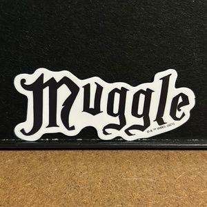 " MUGGLE" HARRY POTTER STICKER